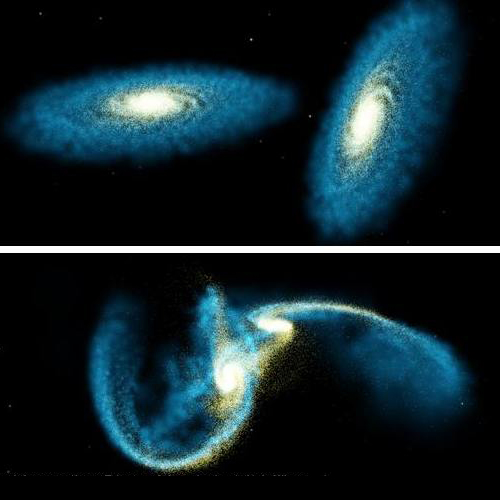 Forr�s: Frank Summers, Chris Mihos, Lars Hemquist, STScI, CWRU, HU