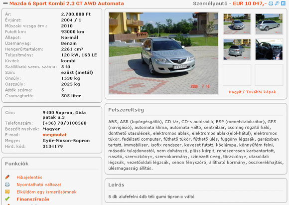 Forr�s: hasznaltauto.hu