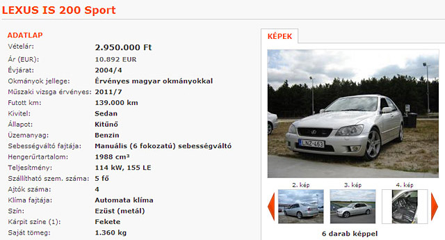 Forr�s: www.hasznaltauto.hu